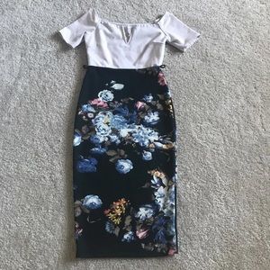 Formal off the shoulder dress